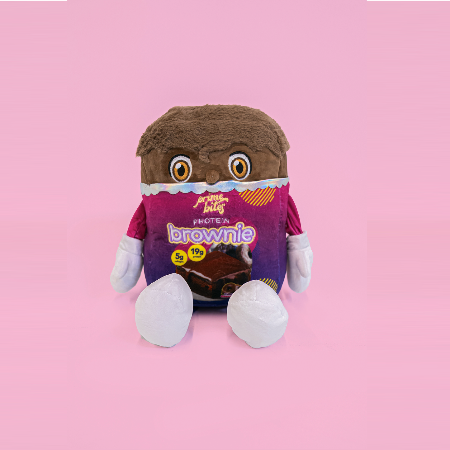 Prime Bites Plushie Pillow - Chocolate