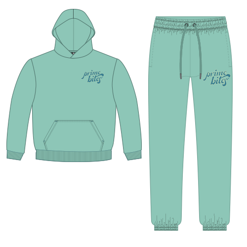Cinnamon Roll Hoodie Set
